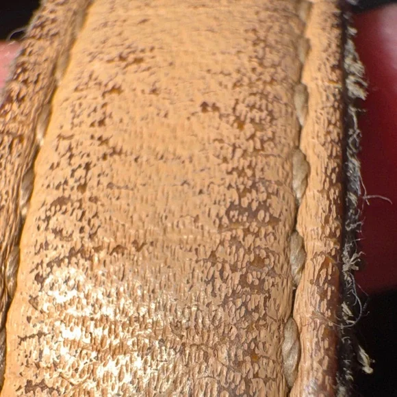 Rehab Coach Tan Leather Tote Bag - Picture 7 of 16